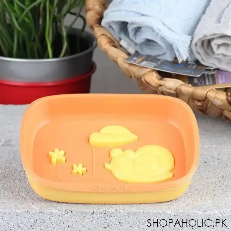 (set of 4) snail soap dish main image