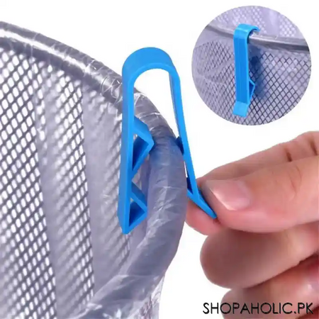 (set of 4) universal trash bag fixed clip image4
