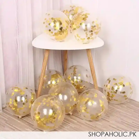 set of 5 confetti balloons image4
