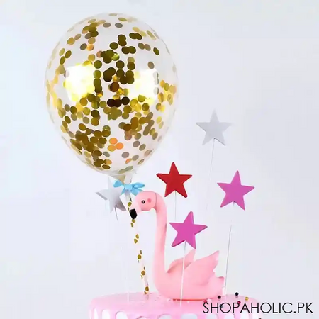 set of 5 confetti balloons image5