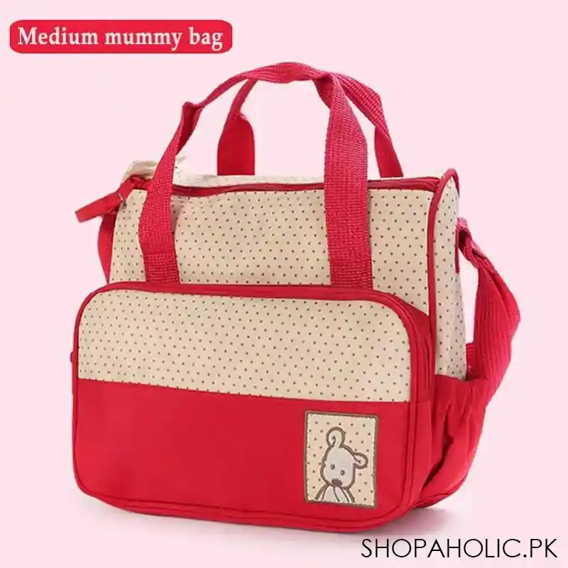 set of 5 mommy bags (big bag, medium bag, thermos bag, food separate bag, thick urine pad) image4