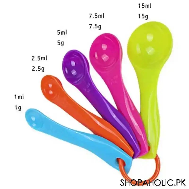 (set of 5) plastic measuring spoons image4