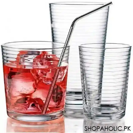 (set of 5) reusable stainless steel metal straws with cleaning brush image3