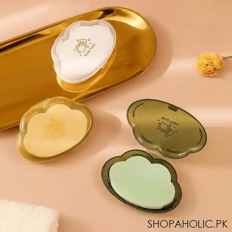 set of 50 mini paper soap image2