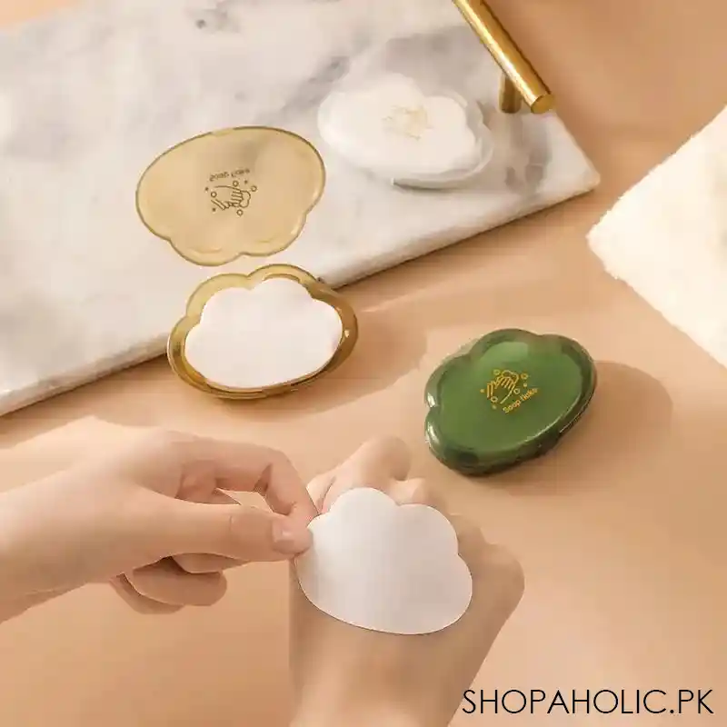 set of 50 mini paper soap main image