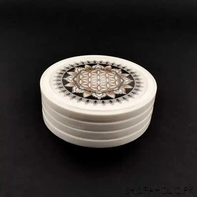 (set of 6) melamine tea coaster main image