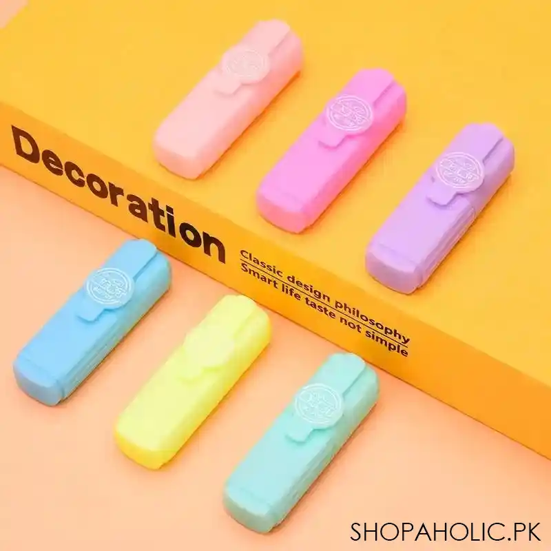 set of 6 mini candy highlighter image5