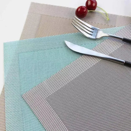 set of 6 non slip pvc placemats image3