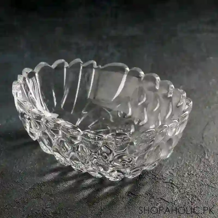 (set of 6) noritazeh ananas shaped glass bowl image3