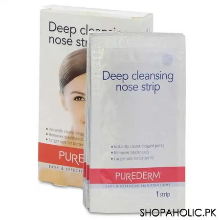(set of 6) purederm deep cleansing nose pore strip image2