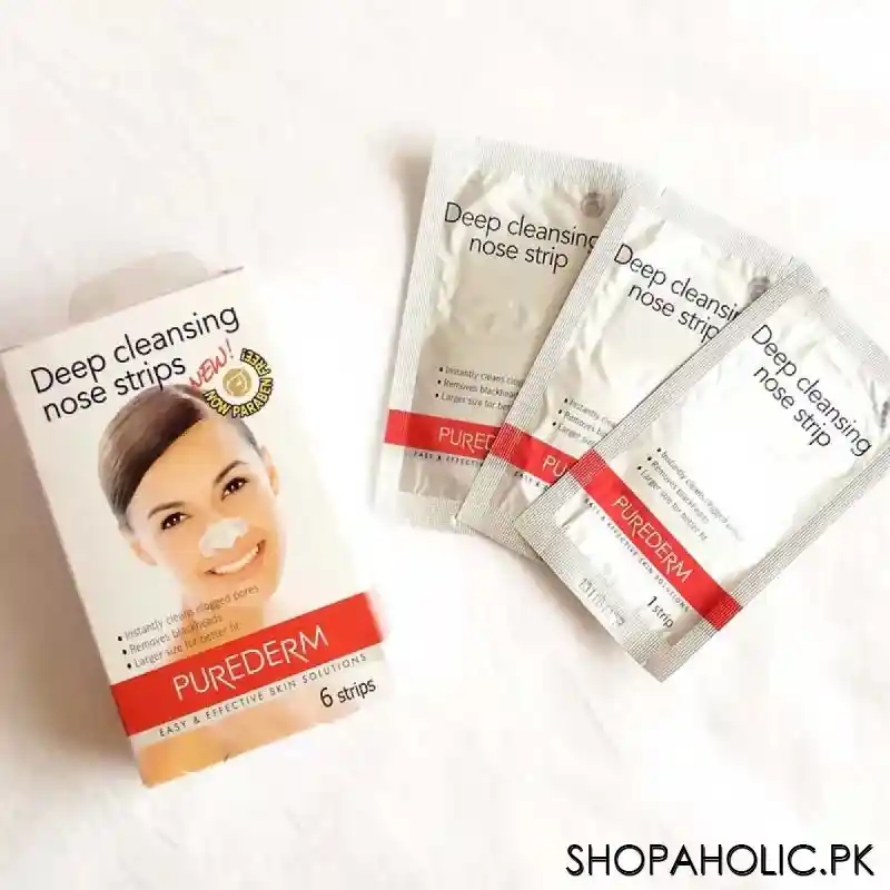 (set of 6) purederm deep cleansing nose pore strip image6