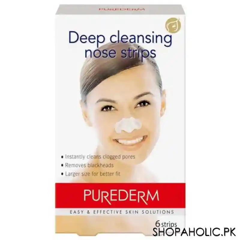 (set of 6) purederm deep cleansing nose pore strip main image