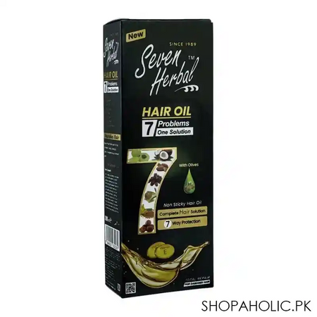 seven herbal hair oil, 200ml main image