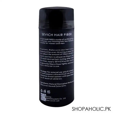 Sevich Hair Building Fibers, Dark Brown 25g - Image 2