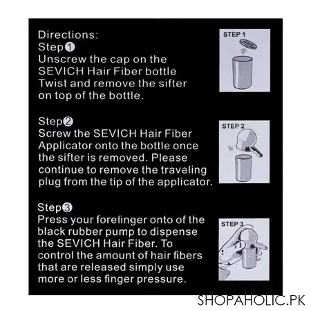 sevich hair fiber spray applicator image2