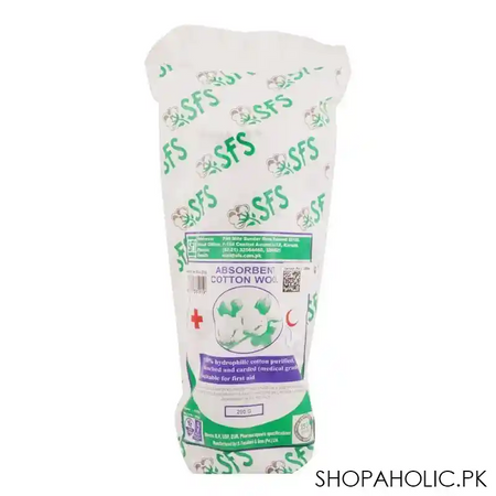 sfs absorbent cotton wool, 200g image2