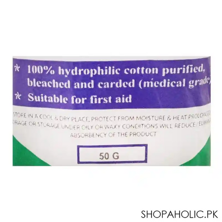 sfs absorbent cotton wool, 50g image3