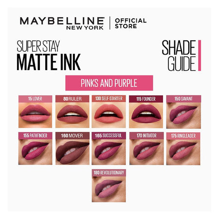 Maybelline New York SuperStay Matte Ink Liquid Lipstick 16HR Long-Lasting, High Pigment, Waterproof - 135 Globetrotter - Image 9