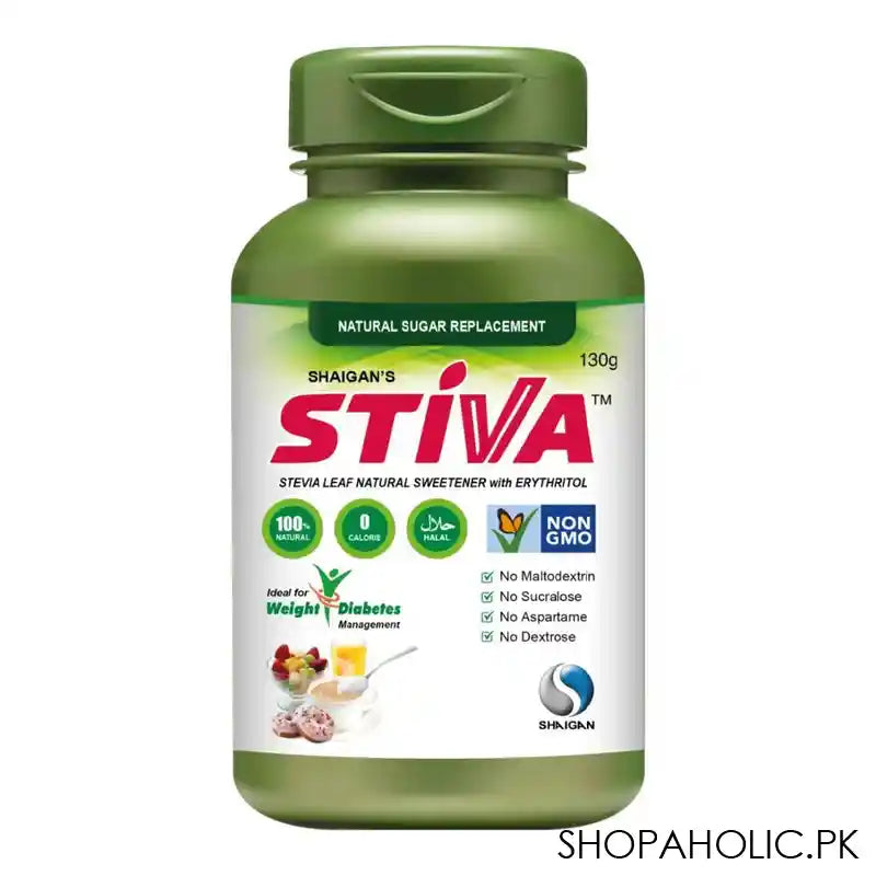 Buy Shaigan Stiva Stevia Leaf Sweetener 130g Jar in Pakistan ...