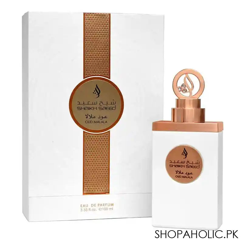 Shaikh Saeed Oud Malala, Eau de Parfum, Arabic Oud Perfume For Women, 100ml - Main Image