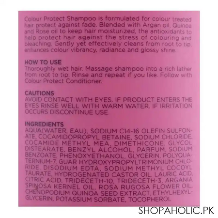 shakebar colour protect sulfate & paraben free shampoo, for color treated hair, 300ml image3
