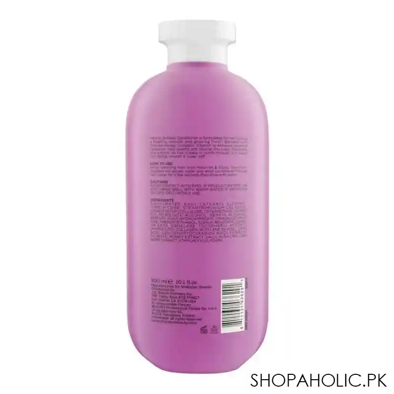shakebar nourish & gloss sulfate & paraben free conditioner, all hair types, 300ml image2