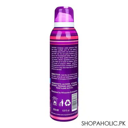 She Is Sexy Deodorant Spray, For Women, 200ml - Image 3