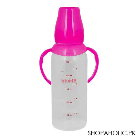 Shield Baby Evenflo Feeder With Handle, 6m+, BPA Free, Pink, 250ml - Image 2