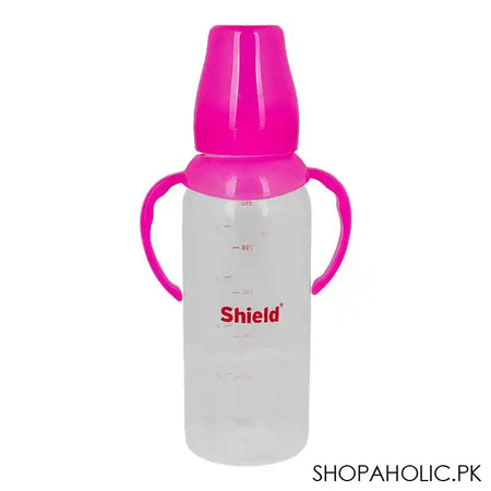 Shield Baby Evenflo Feeder With Handle, 6m+, BPA Free, Pink, 250ml - Main Image