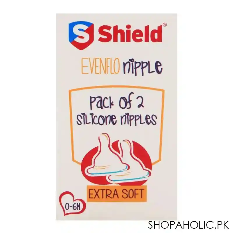 shield evenflo silicone nipple 2 pack extra soft 0 6m image2