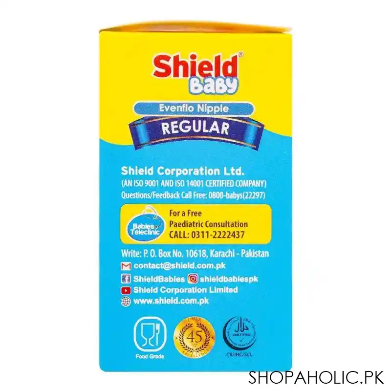 shield evenflo silicone nipple, 2 pack, regular, 6m+ image3
