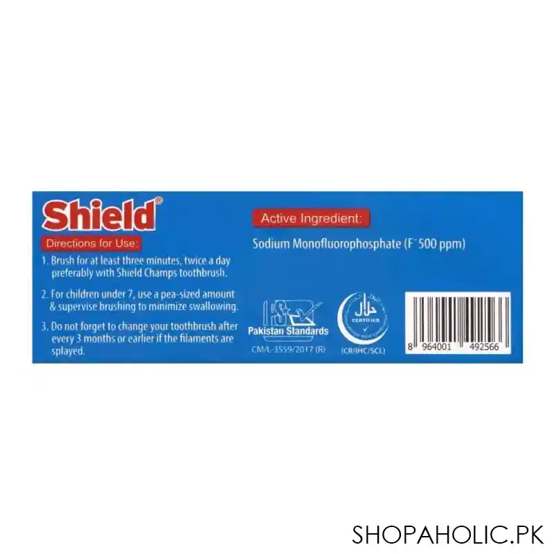 shield kids champs strawberry toothpaste, 60g image4