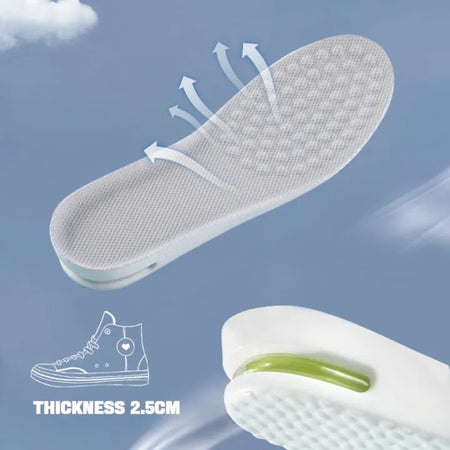 Shock Absorber Height Increase Insole for Foot Comfort