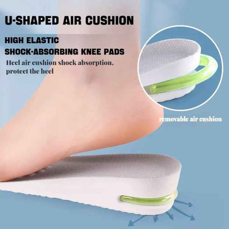 Shock Absorber Height Increase Insole for Foot Comfort