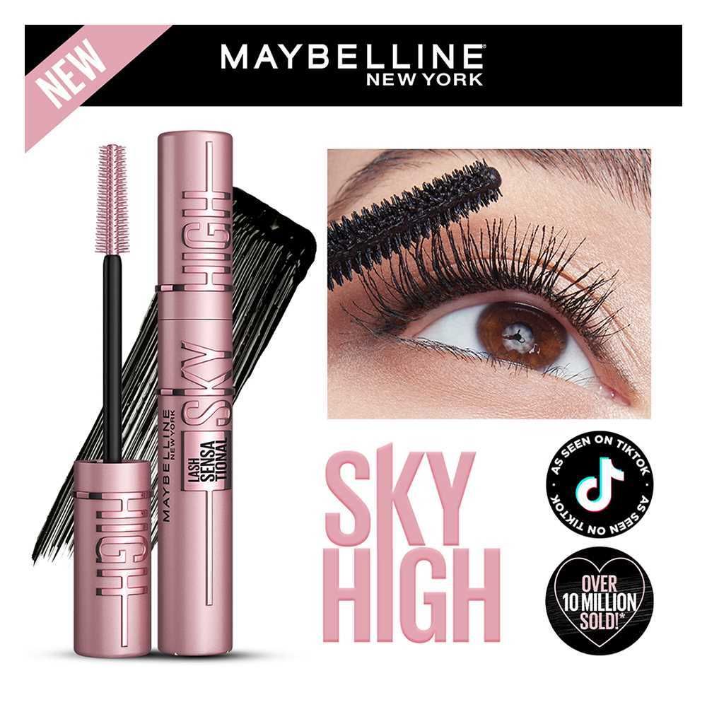 Maybelline New York Lash Sensational Sky High Waterproof Mascara, 02, Very Black, 6ml - Main Image