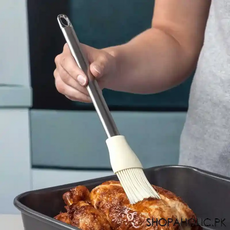 silicon basting brush with steel handle image3