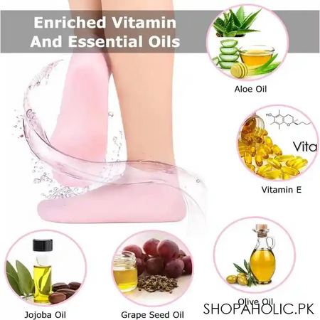 silicon foot care protector moisturizing sock image4