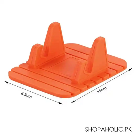 silicone anti slip car dashboard mobile phone holder image5