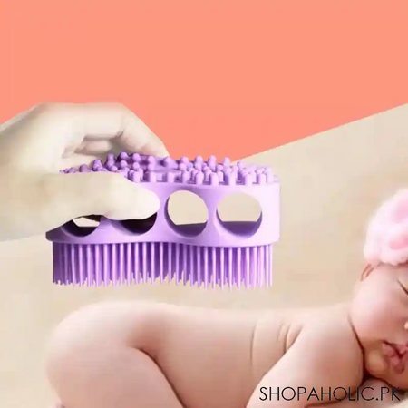 silicone bath brush for babies image3