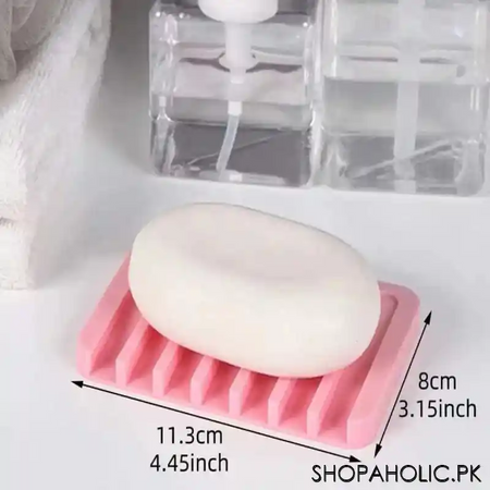 silicone drying mat dish soap holder tray image3