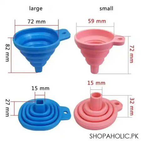 silicone foldable funnel main image