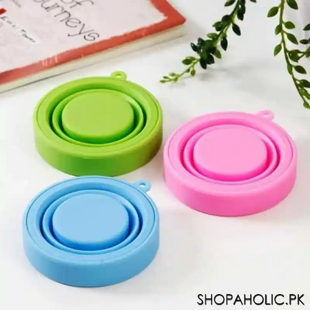 silicone foldable travel cup glass (1 piece) image4
