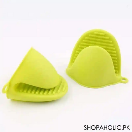 silicone hot pot holder cooking finger protector (pair) image3