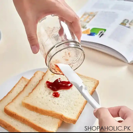 silicone jam spreader spatula with can opener image2