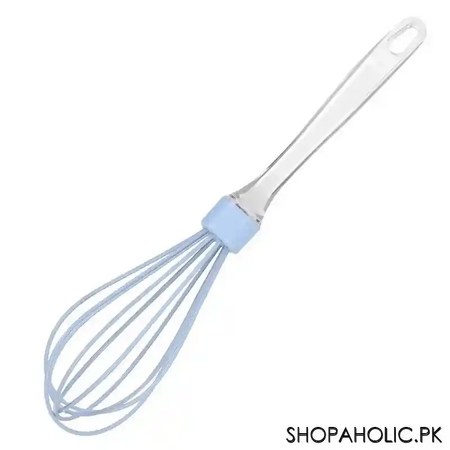 silicone manual egg beater with acrylic handle image3