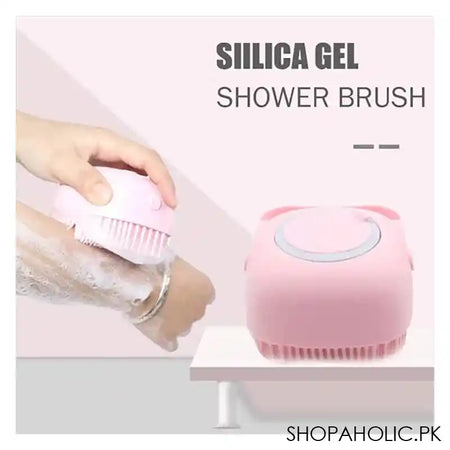 Silicone Massage Bath Brush, Assorted Colors, 1 Piece - Image 2