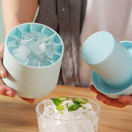 Mini Silicone Ice Cube Bucket