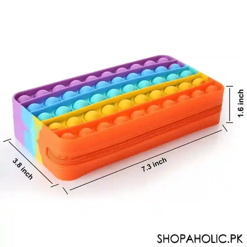 silicone pop it fidget pencil pouch image2