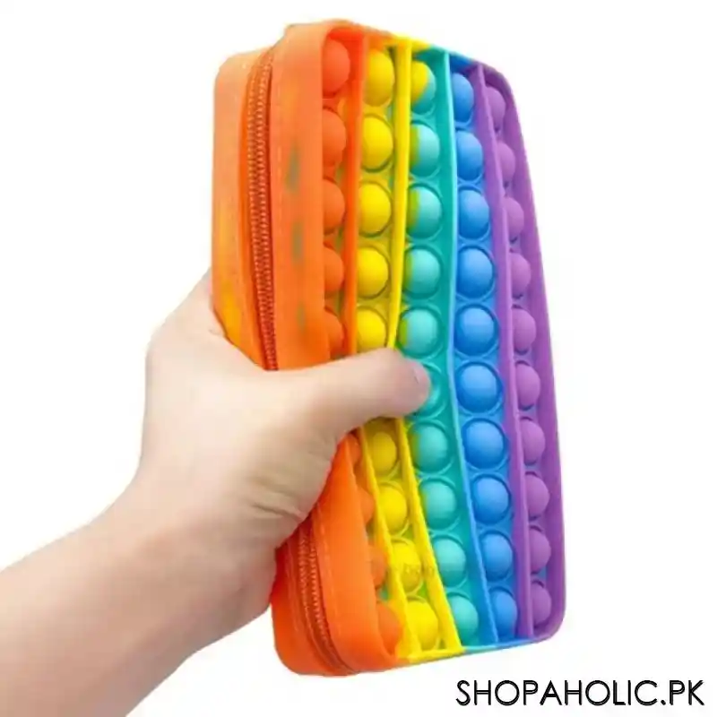 silicone pop it fidget pencil pouch image3