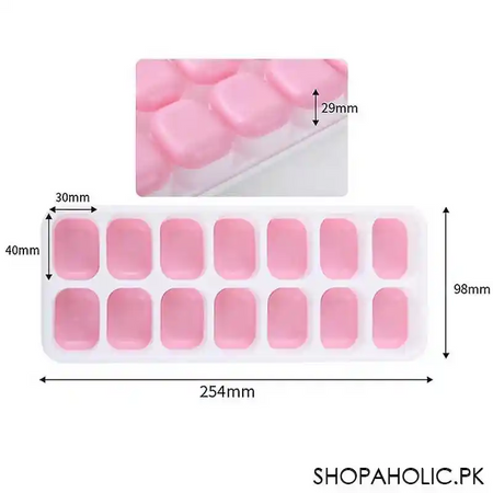 silicone pop up ice cube tray with removable lid image8